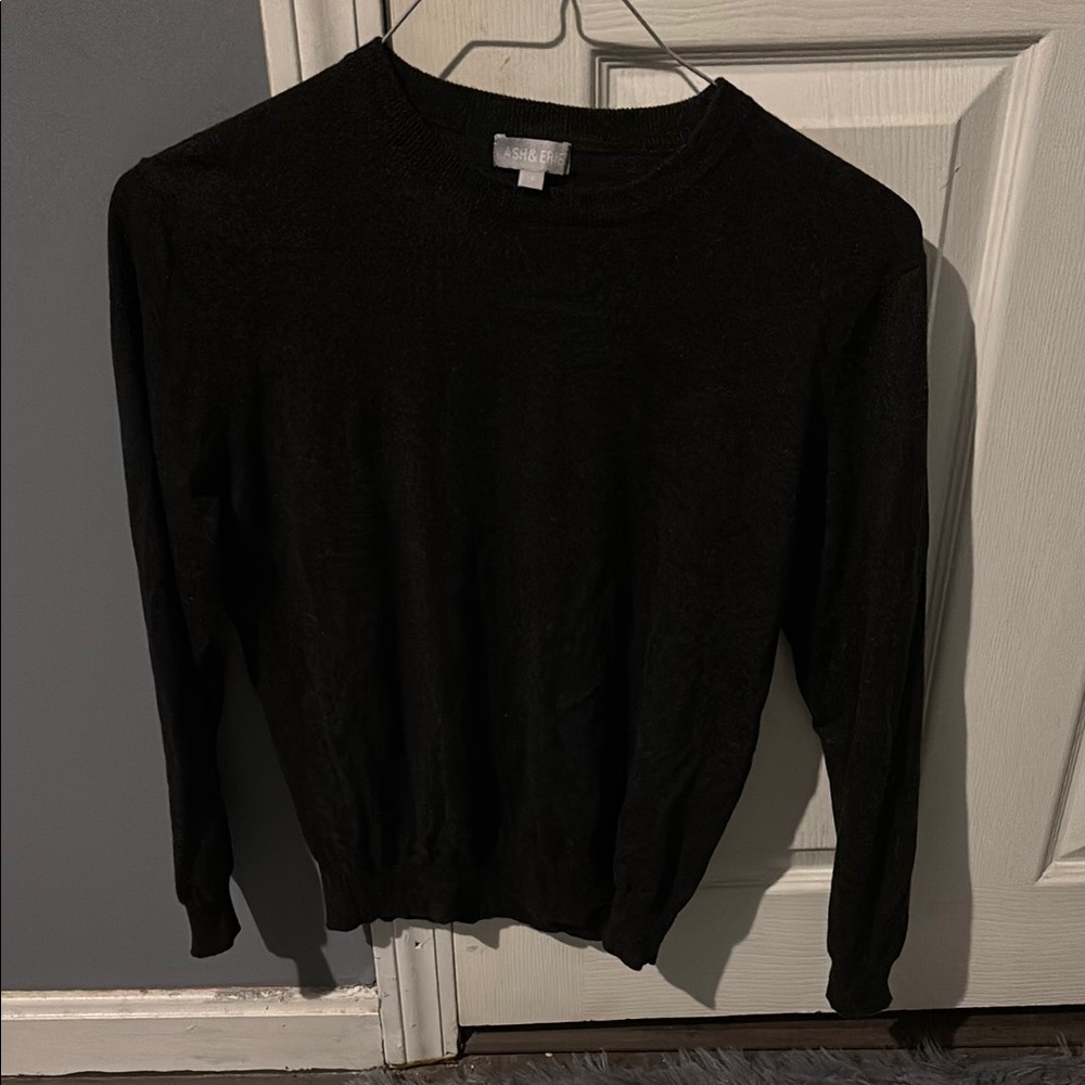 Dark Grey Long Sleeve Sweater